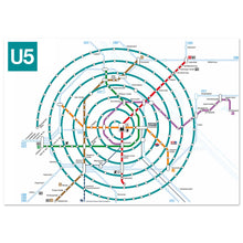 Lade das Bild in den Galerie-Viewer, Poster: Spiralförmige U5