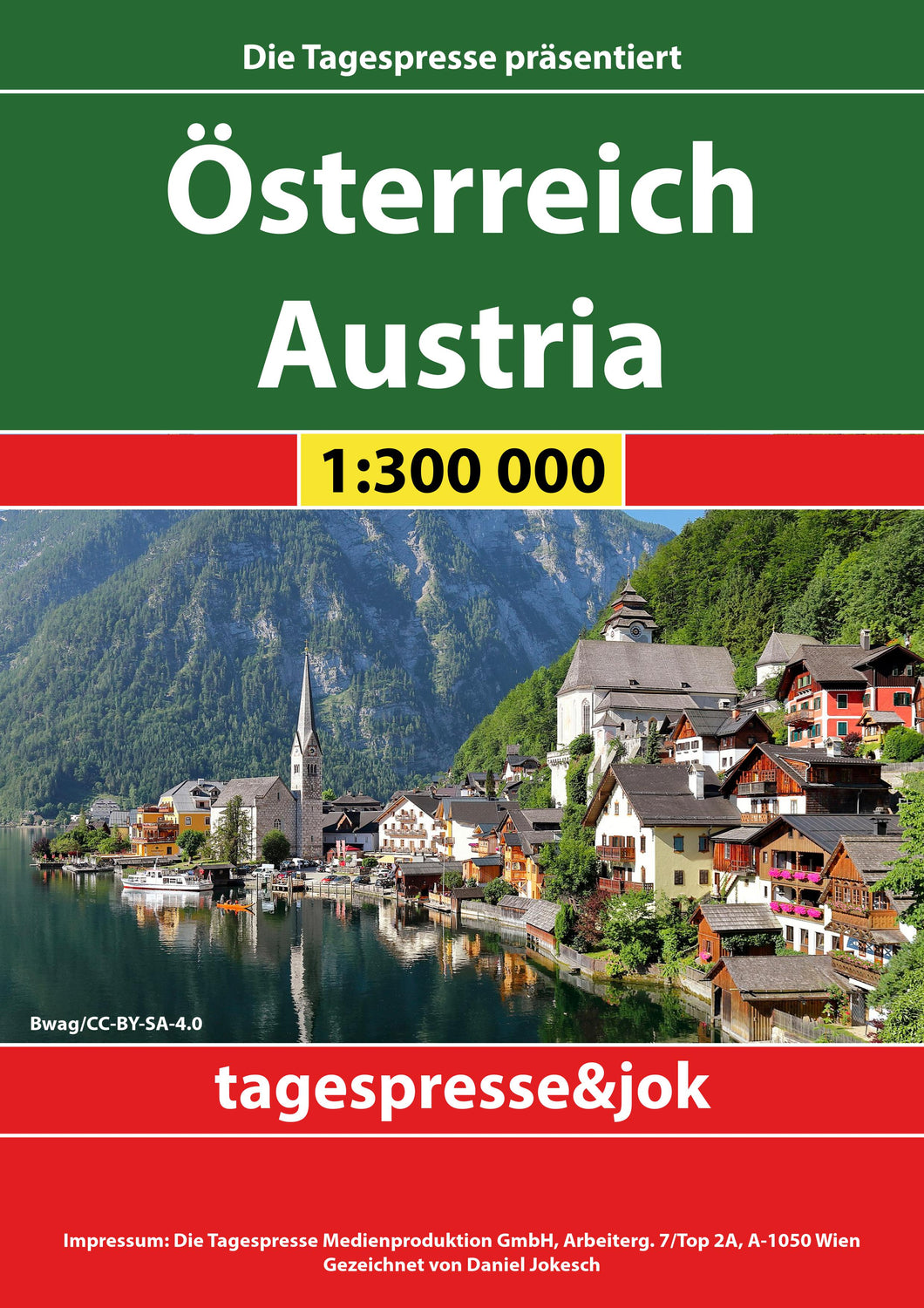 Österreich-Karte von tagespresse&jok