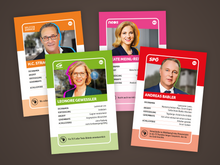 Lade das Bild in den Galerie-Viewer, Tagespresse Politiker-Quartett 2025

